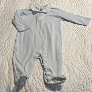 Kissy Kissy Soft Blue Elephants Footie, 9 mo